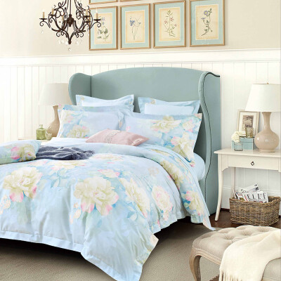 

LOVO yicuiningxiang Cotton four-piece bed cover bedding