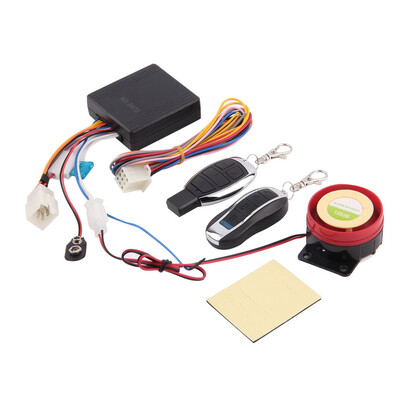 

Scooter Alarm System Motor Lock Safety 2 Remote Control Anti-Theft Moped