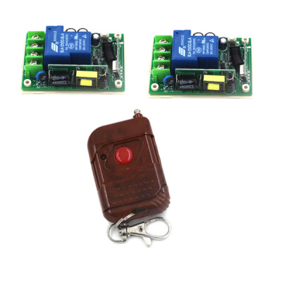 

MITI Long Distance 200m AC 85V ~250V 30A 1 CH 110V RF Wireless Remote Switch 2 Receiver & 1 Transmitter AC 220V Switch