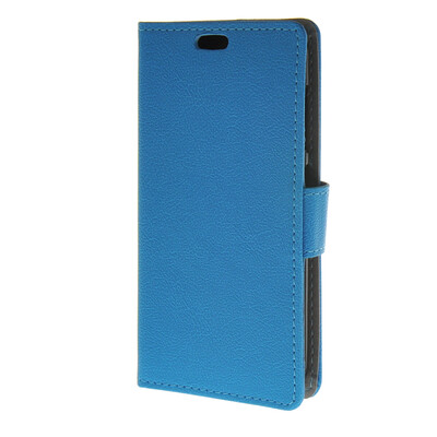 

MOONCASE Мягкая кожа PU Бумажник Флип карты отойти Кожаный чехол для Huawei Ascend Y520 синий