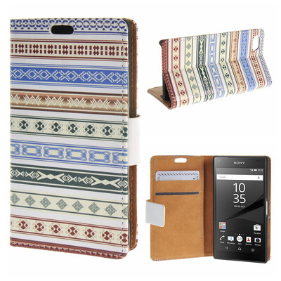 

MOONCASE Sony Xperia Z5 Compact ( Z5 Mini ) ЧЕХОЛ ДЛЯ Flip Leather Foldable Stand Feature [Pattern series] /a05