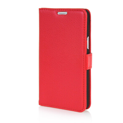 

MOONCASE High quality Leather Wallet Flip Card Slot Pouch Stand Shell Back ЧЕХОЛ ДЛЯ LG L80 Red