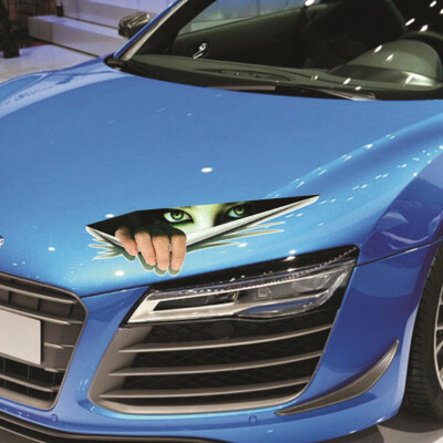

Funny 3D Simulation Models Peeping Eyes Auto Vinyl Car Decal Stickers