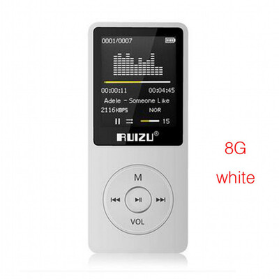 

100 original English version Ultrathin MP3 Player with 8GB storage&18 Inch Screen can play 80h Original RUIZU X02