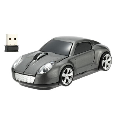 

24GHz Wireless Racing Car Shaped Optical USB MouseMice 3D 3 Buttons 1000 DPICPI for PC Laptop DesktopcolorRedGreyBlue