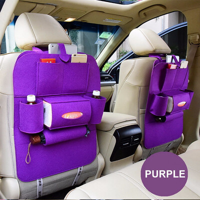

Auto Car Back Seat Storage Organizer Trash Net Holder Multi-Pocket Travel Storage Bag Hanger for Auto Capacity Storage Pouch