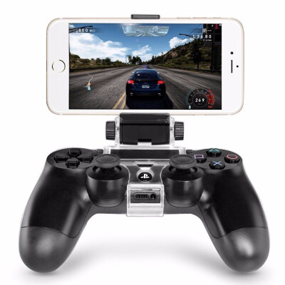 

New Phone Clamp Mount Bracket Holder for Playstation 4 PS4 Controller Gamepad Fit for PS4 Playstation 4 controller conveniently