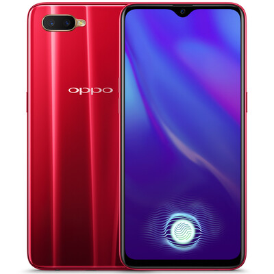 

OPPO K1 Camera Phone 4G RAM 64G ROM Waterdrop Screen Double Card Double Stay Light Touch Screen GSM Mobile Unicom Telecom 4G Red