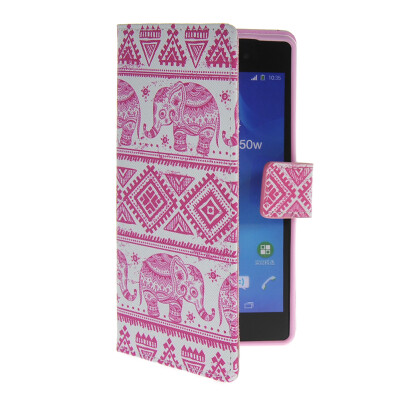 

MOONCASE Pattern Style Leather Side Flip Wallet Card Slot Pouch Stand Shell Back ЧЕХОЛ ДЛЯ Sony Xperia Z2