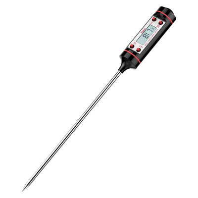

Meat Thermometer Cooking Thermometer 58 Inch Long Probe with Instant Read LCD Screen Hold Function for Kitchen Food Sm