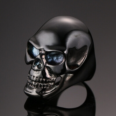 

A punk headband Black skull ring is available in 2 colors