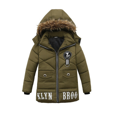 

New Winter Down Jackets For Boys Cotton Children Coats Boys Clothes Long Sleeve Kids Outerwear 3 4 5 Years Kids Coats