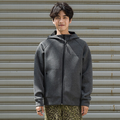 

Pathfinder TOREAD sweater autumn&winter outdoor men&women air layer jacket casual hooded cardigan sweater TAUF91767 charcoal male M