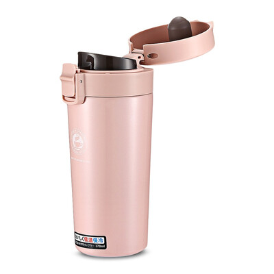 

Portable 370ml Stainless Steel Student Insulated Vacuum Coffee Bottle Hand Cup