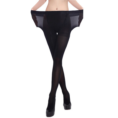 

Jingdong supermarket Langsha pantyhose women spring&autumn 120D velvet double plus crotch XL box leggings 3 double-loaded black XL