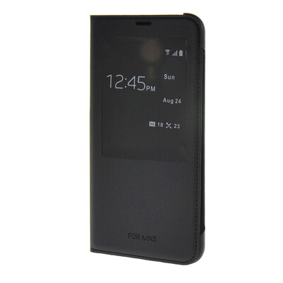 

MOONCASE чехол для MEIZU MX5 (5.5") Ultra Slim View Window Flip Leather Case Cover Black