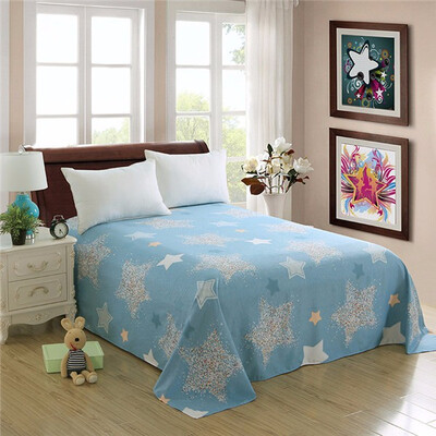 

Luxury Bed Sheet Geometrical Flat Sheet Flower Bedsheet Plaid Bedspread Bed Sheet Only King Size for Wedding Home Decoration