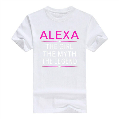

Alexa The Girl The Myth The Legend Name T-Shirt