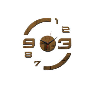 

Modern fashion originality DIY wall hanging clock&mirrors living room beautification 3D wall sticker clock
