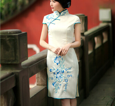 

Lovaru ™Мода этническом стиле 2015 мода лето улучшилось Искусство китаянки Cheongsam