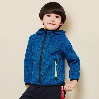 

Xiaomi ecological chain enterprise brand childish childrens knitted catching fleece close-fitting cut soft comfortable warm anti-hair ball boy girl coat sweater blue 120