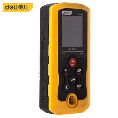 

Deli deli hand-held laser range finder high-precision electronic ruler infrared measuring room meter 60 m DL4169