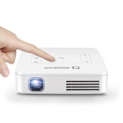 

AODIN T13 mobile projector projector home office projection recommended 2G running memory four-way trapezoidal correction HDMI high-definition input built-in battery