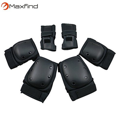 

Maxfind Gear Head Elbow Knee Protective Pads Wrist Guards 7 In 1 Skateboarding Biking Riding Cycling&Sport Protection