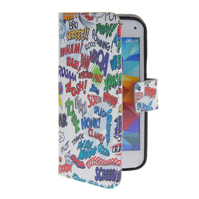 

MOONCASE Pattern Style Leather Side Flip Wallet Card Slot Pouch Stand Shell Back Case Cover For Samsung Galaxy S5 Mini