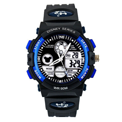 

Disney (Disney) multi-functional dual movement orange children's sports waterproof watch ELA-202-9