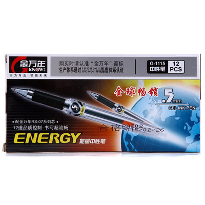 

Золотые годы (Genvana) G-1115 Гель прозрачный 0.5mm оболочка 12 загружается пуля черный