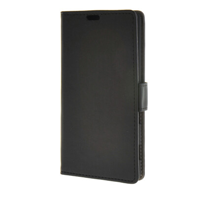 

MOONCASE Simple style Leather Wallet Flip Card Stand Back Case Cover for Sony Xperia C4 Black