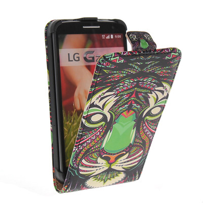 

MOONCASE Animals style Leather Bottom Flip Pouch ЧЕХОЛ ДЛЯ LG G2 Mini