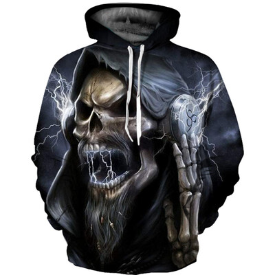 

Mens Hoodie 3D Printed Women Pullover Sweater
