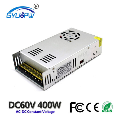 

small Volume Single Output 400W 60V 67A Switching power supply AC to DC60V SMPS For 3D print stepper machine CCTV CNC Motor