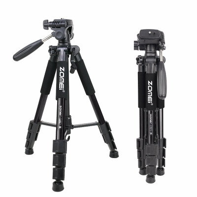 

ZOMEI Q111 Camera Tripod 55-inch Professional Aluminum Camcorder Stand with Pan Head&Phone Holder