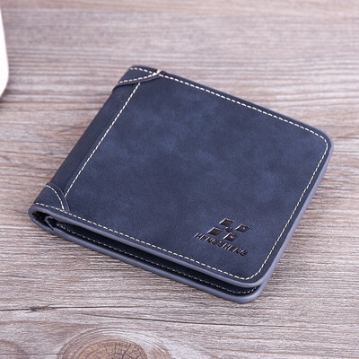 

Mens short frosted purse retro seventy percent off wallet youth multi card Fashion Wallet