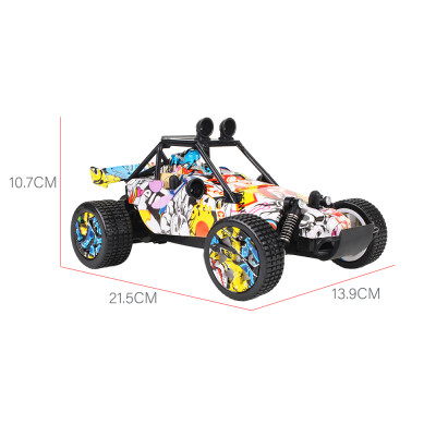 

KYAMRC 1880 24G 120 Graffiti RC Buggy Racing Car Off-road Car Truck Gift for Kids Indoor Outdoor Play