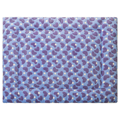 

H Lohas cat&dog mat large dog folding cat cage cat mat folding dog cage dog mat nest mat mat cover cat dog pet cotton pad 85cm65cm peach heart purple