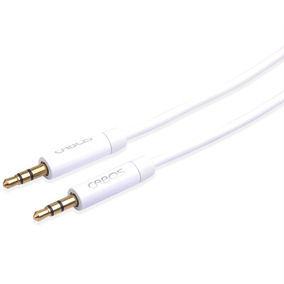 

Ferguson cabos F0011005 aux audio line car with 35mm public on the car phone phone audio line 05 m porcelain white