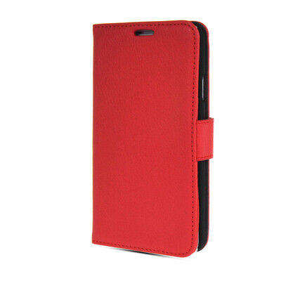 

MOONCASE High quality Leather Side Flip Card Slot Pouch Stand Shell Back ЧЕХОЛ ДЛЯ Samsung Galaxy Note 3 Neo N7505 Red
