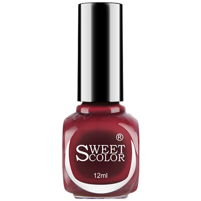 

sweetcolor micro-light therapy CP-A06 12ml wine red French raw materials nail polish quick-drying lasting comparable to nail polish deep red purple