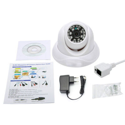 

Details about EU Plug Snail QD500 H.264 Dual Stream Waterproof Dome IP Home Security Camera