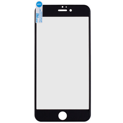 

MOLISI iPhone 6s / 6 закаленная стеклянная пленка с полной шириной покрытая глянцевая мягкая обертка 4,7 дюйма черная