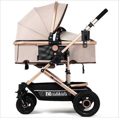 

High landscape baby strollers can be used in winter&summer to sit or lie down to avoid shock Portable strollers are suitable