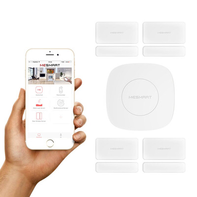 

MESMART Smart Home Automation Linkage Starter Kit Security Smart Home HubSmart Door&Window Sensor