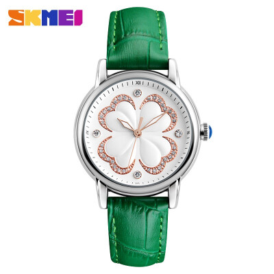 

SKMEI For Women Fashion Watch Elite brand leather strap quartz watch