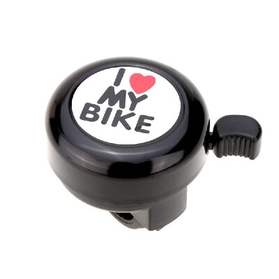 

I Love My Bike Printed Sound Cute Bicycle Bike Alarm Warning Ring 4 Colors 7L8ERed