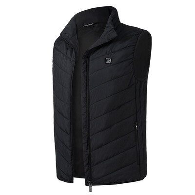 

Charging heating vest 2018 autumn&winter new smart heating electric hot vest cotton coat Slim warm vest