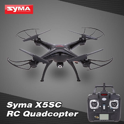

SYMA X5SC 24G 4CH 6-Axis RC Quadcopter RTF Drone w HD 20MP Camera Black C9IW